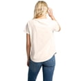thumbnail image 5 of Dc Originals Plays Rough Women's Graphic T-Shirt Rolled Sleeve Tee, 5 of 6