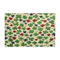 thumbnail image 6 of Qxltty Colorful Clover Leather Drying Mat for Kitchen Countertops Coffee Mats Hide Stain Quickly Absorbs Water Tableware Decor, 6 of 6