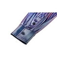 thumbnail image 6 of HXWCHs Men's formal Dress Shirt with Sequins Butofns and Glitter Lapel for Business Casual Work Party Attire S Blue, 6 of 6