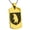 Gold, variant on Stainless Steel Bear Ferocity Coat of Arms Shield Engraved Dog Tag Pendant Necklace