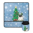 thumbnail image 2 of HELLHERO Snowmen Sewing Machine Pad with Storage Cylinder Dustproof Washable for Most Sewing Machines, 2 of 5