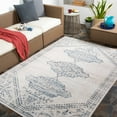 thumbnail image 5 of Hauteloom Ponoka Living Room, Bedroom Patio Outdoor Area Rug - Blue, Gray, Beige - 6'7" x 9', 5 of 6