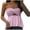 Pink, variant on LYXSSBYX Tank Tops for Women Women's Bra Knitted Suspender Lace Sleeveless Off Shoulder Tight-fitting Thin Wool Knit Jacket