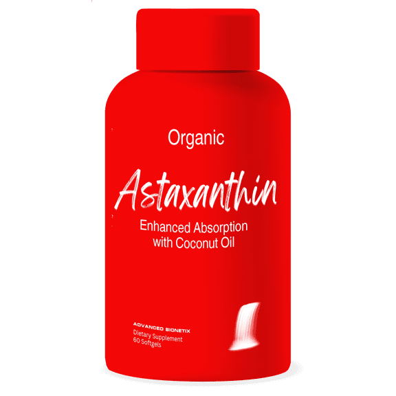Advanced Bionetix Triple Strength AstaQuil™ Astaxanthin 12mg High Bioavailability Formula, 60 Softgels Organic Coconut Oil for Enhanced Absorption. Powerful Antioxidant for Eye, Joint & Heart Health