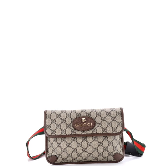 Pre-Owned Neo Vintage Flap Belt Bag GG Coated Canvas By Rebag