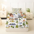 thumbnail image 4 of Erosebridal Kids Camping Twin Sheet Sets For Camper Gifts,Colorful Cartoon RV Bedding For Girl Kids 3-Piece, 4 of 6