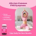 thumbnail image 4 of BeLive PMS Support Gummies Supplement – Helps Relieve PMS Symptoms – Hormonal Balance Mood Swings & Cramps Relief, Bloating Support – with Chaste Tree Extract - Strawberry Lemonade Flavor – 60 Count, 4 of 8