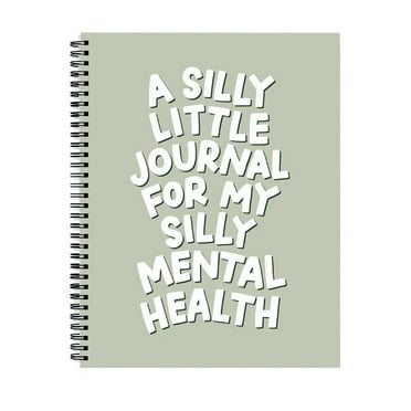 SUSHANG Mental Health Notebook Notebook A Little Notebook Mental Health and Well Being Notebook Journal Science Notebook Notebooks Journal Size 11X8.5Inch 50 Pages