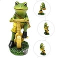 thumbnail image 3 of Raindrops  Frog House for outside Garden Resin Statue Figurine Display Sculpture, 3 of 8