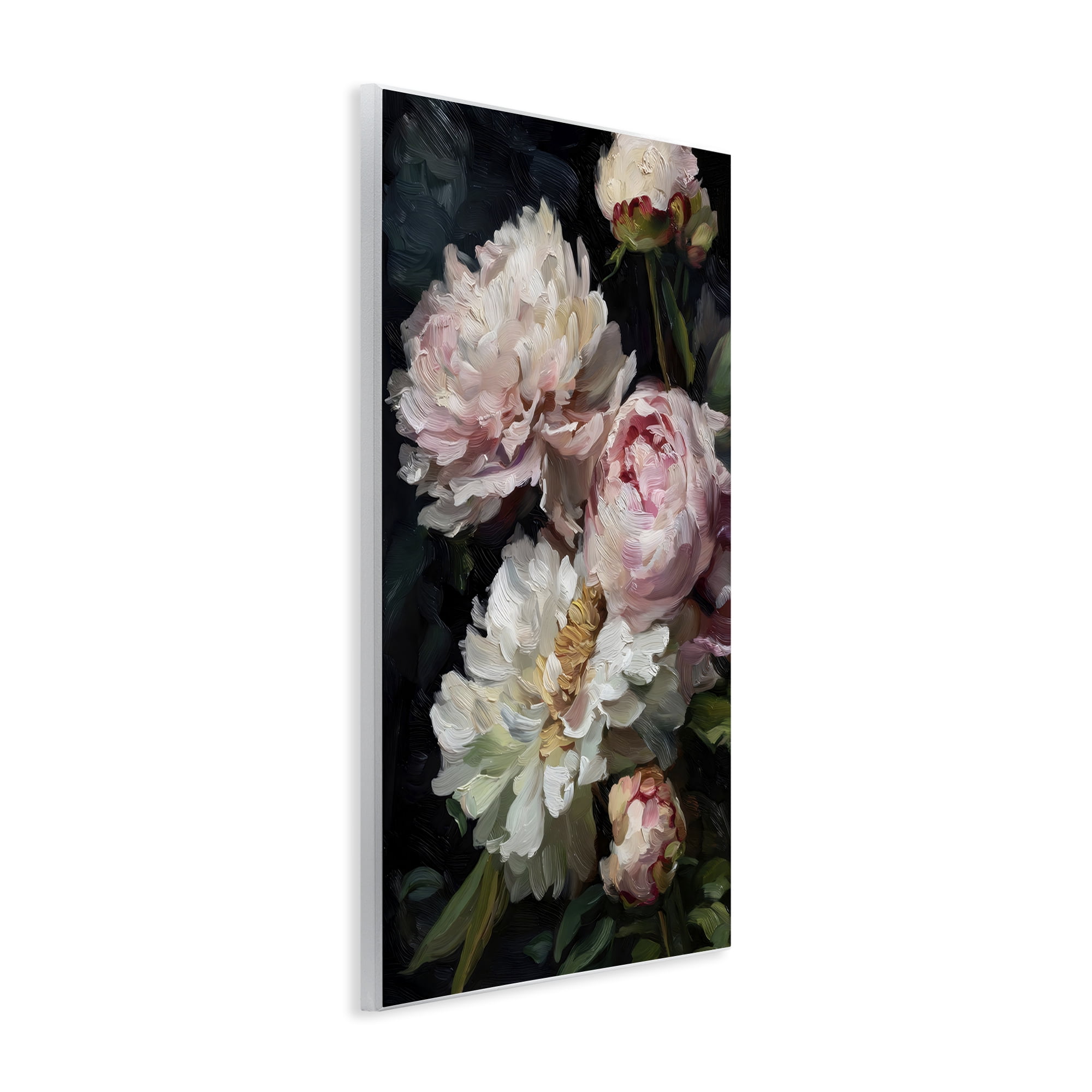 Stupell Industries Soft And Moody Peonies Wall Plaque Art, design by Petal Prints Design