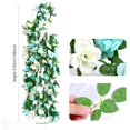 thumbnail image 2 of 5PCS 2.7M Artificial Fake Rose Garland Vine Hanging Silk Flowers Guirnalda de flores artificiales (azul y blanco) oso de fresa Electrónica, 2 of 4