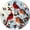 Chsye-16g, variant on Eveokoki Winter Red Cardinal Wall Clocks Battery Operated Non Ticking Silent Quartz Analog Rustic Farmhouse Round Clock Retro Decor for Home Kitchen Living Room Bathroom 10Inch