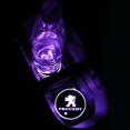 thumbnail image 1 of LED Car Cup Holder Light, 7 Color Changes USB Charging Pad Waterproof Coaster（logo）6.8cm（a pair） G01, 1 of 4
