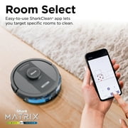 Shark IQ 2 in 1 Robot Vacuum & Mop, Pet Friendly, Carpets & Hard Floors, Self Empty, Precision Home Mapping, Smart Mapping, Wi-Fi Connected, RV2402WS