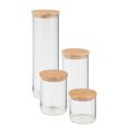 thumbnail image 2 of Honey-Can-Do 4 Pcs Jar Storage Set, Bamboo, 2 of 2