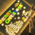 thumbnail image 4 of fastboy Adjustable Bracket LED Note Board For Childrens Artwork LED Letter Message Board Forsticky Note 20*20CM, 4 of 6