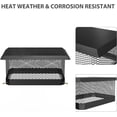 thumbnail image 6 of COZONY 14x14" Chimney Cap Cover, Heavy Duty Stainless Steel for Wood Stove & Fireplace, Outdoor Rain & Animal Guard, 6 of 7