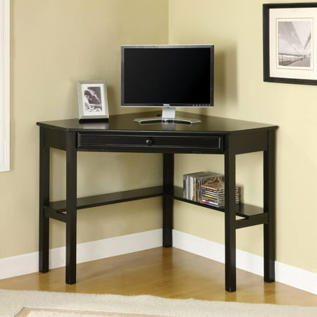 Furniture Of America Romy Solid Wood Corner Office Table Walmart Com
