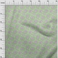 thumbnail image 3 of oneOone Cotton Flex Green Fabric Asian Paisley Block Craft Projects Decor Fabric Printed By The Yard 40 Inch Wide, 3 of 5