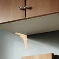 thumbnail image 5 of MRLESS Wooden Triangular Wall Bracket Triangle Shelf Bracket Decorative Shelf Brackets For Wall Shelf Support Wood Shelf Bracket Floating Shelf Bracket, 5 of 6
