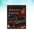 thumbnail image 3 of Voiceine 1Pc First Day of School Board, Back to School Supplies Chalkboard Signs Back to School and Last Day for School Celebrations and Milestones, 25x20cm, 3 of 10