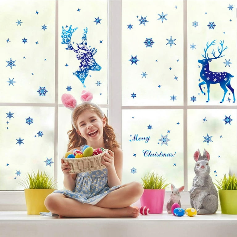 500 Pcs Foam Snowflake Stickers Glitter Foam Stickers Self Adhesive  Christmas Foam Stickers For Kids 3 Sizes Snowflake Window Clings Diy  Scrapbook