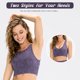 thumbnail image 4 of Mujeres Sexy Yoga Tank-Top Wirefree de secado rápido Slim Fit sin mangas Sujetador deportivo Fitness Abanopi Sujetador de yoga, 4 of 7