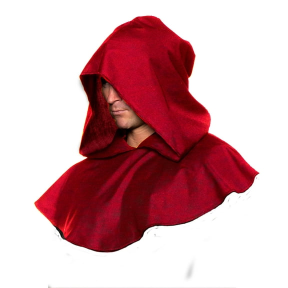 UNDERWRAPS Men's Monks Hood - Medieval Cowl Hood, Renaissance Costume Accessory, Movie Props Accessories, Hooded Monk