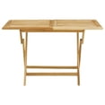 thumbnail image 3 of vidaXL 5 Piece Garden Dining Set Solid Wood Teak, 3 of 5