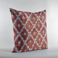 thumbnail image 3 of Plutus Velvet Majestic Red, Gray Handmade Luxury Pillow - Double sided 12" x 20", 3 of 5