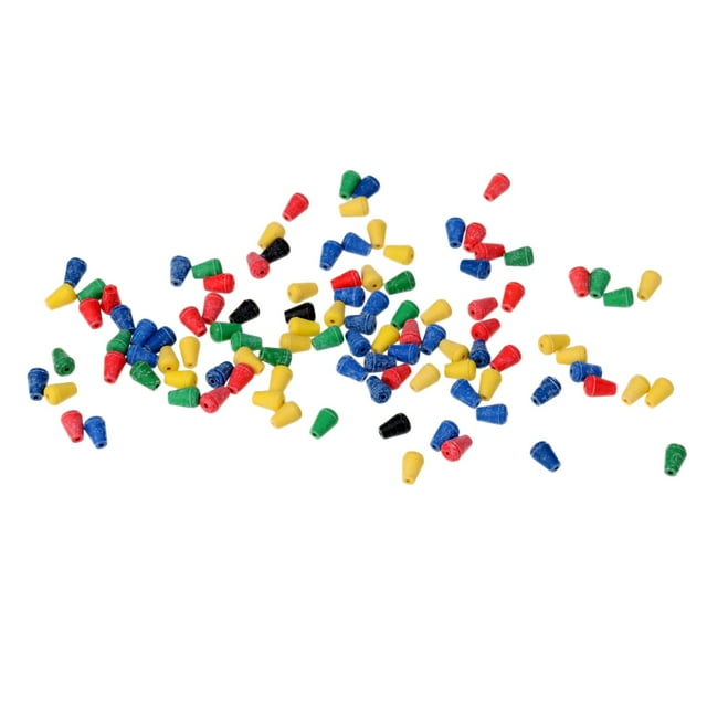 de choque amortiguadoras de goma de 100 piezas para ptaformas Cono Sunnimix Cuentas de pesca