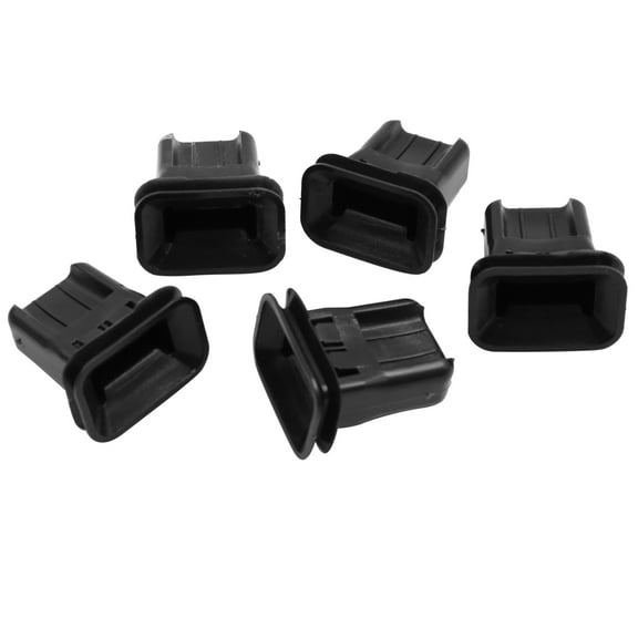 5pcs Universal Black Car Rear Seat Panel Plastic Rivet Clips Fasteners