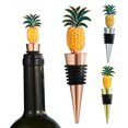 thumbnail image 2 of Bouchon de Bouteille de Vin Design Ananas Bouchon à Vide Scellé Réutilisable Bouchon de Champagne Bouchon de Vin Rouge pour Outils de Bar Cadeaux de Vin, 2 of 8