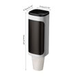 thumbnail image 2 of Cup Dispenser Wall Mount Wall Mount Handily Install Convenience Household Accessories Cups Bracket Simple Operation, 2 of 8