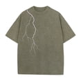 thumbnail image 5 of jowamay Oversized Washed T Shirt Men Washed Crew Neck Distressed Summer Tees Oversized Casual Tops for Travel, 5 of 7