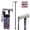 Black Large Floral, variant on SupreGear Folding Cane for Seniors, Adjustable Lightweight Walking Stick with Soft Grip, Black Large Floral