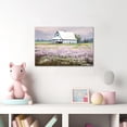 thumbnail image 2 of Farmhouse Wall Art - Farmhouse Barn Pictures Wall Decor, Rustic Spring Barn Picture Wall Art, Farm Flower Field Canvas Print Framed For Room Decor Ready To Hang 12x18inches, 2 of 5