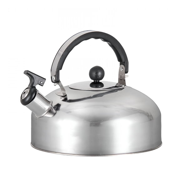 BPPEG Stainless Steel Tea Kettle for Stove Top,0.8 Gal Whistling Stovetop Tea Kettles,Stainless Steel Retro Whistling Tea Pot with Ergonomic Handle,Teapot Whistling Kettle for Stove Silver