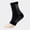 Black, variant on Breathable Ankle Compression Sleeve, Toeless Sports Socks for Athletic Support, Flexible Lightweight Brace for Stability and Recovery, White S/M (10 inches / 25.4 cm)