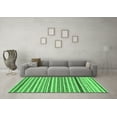 thumbnail image 3 of Ahgly Company Indoor Rectangle Abstract Emerald Green Modern Area Rugs, 8' x 10', 3 of 4