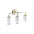 thumbnail image 7 of Kohler Lighting 32806-Sc03 Artifacts 3 Light 23" Wide Bathroom Vanity Light - Brushed, 7 of 7