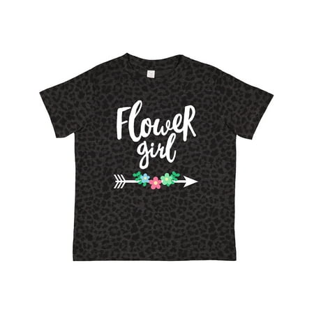 

Inktastic Flower Girl with Arrow and Flowers Gift Toddler Toddler Girl T-Shirt