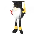 thumbnail image 4 of Muñeca de graduación de tela, Doctor Rudolph sin rostro de piernas largas, negro, con adorno, juguete decorativo para hombres, 4 of 5