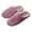 Purple, variant on Plush Winter Indoor Slippers Simple Solid Color Warm Anti-Slip Home Shoes for Women