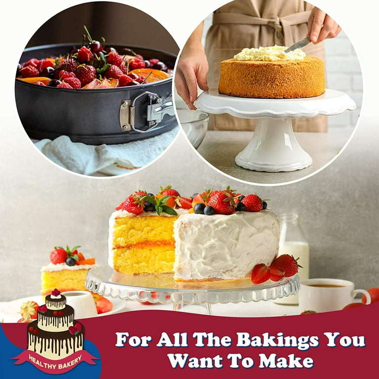 6 Inch Non-stick Springform Pan with Removable Bottom - Leakproof Cheesecake  Pan with 50 Pcs Parchment Paper, Compatible with 3 Qt Instant Pot 