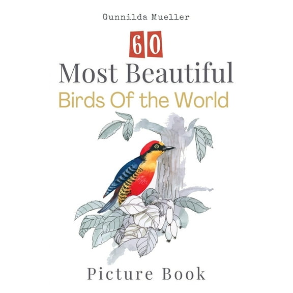 60 Most Beautiful Birds of the World Picture Book: 60 Bird Pictures for Seniors with Alzheimer's and Dementia Patients. , (Paperback)