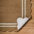 thumbnail image 4 of Mark&Day Wool Rugs, 3x5 Sanaa Modern Umber Area Rug, Umber Taupe Ivory Carpet for Living Room, Bedroom or Kitchen (3'6" x 5'6"), 4 of 6
