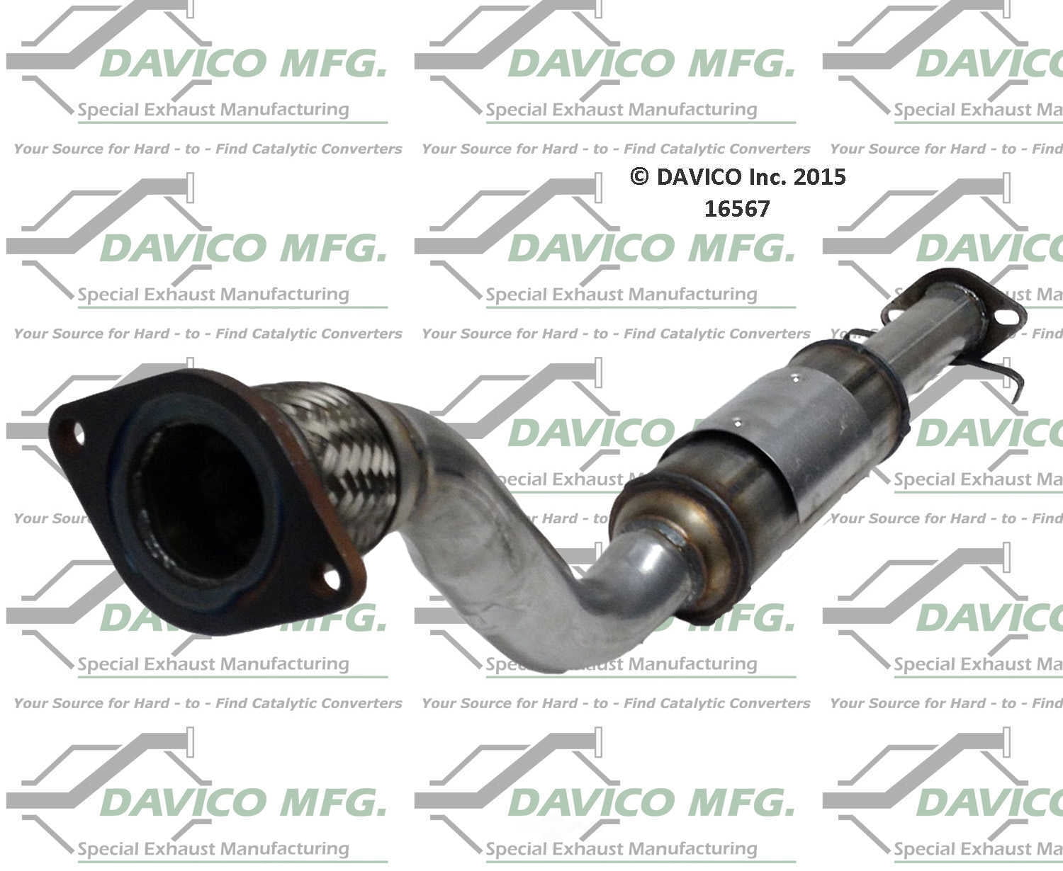 Davico Mfg Catalytic Converter P/N:16567 Fits select: 2000-2005 CHEVROLET IMPALA, 1997-2003 PONTIAC GRAND PRIX