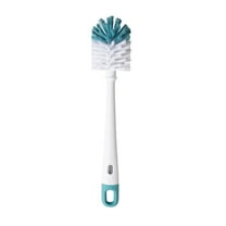 Mainstays 2-Piece Bottle and Straw Curved Cleaning Brush Set, 12" L, Cool Blue/White