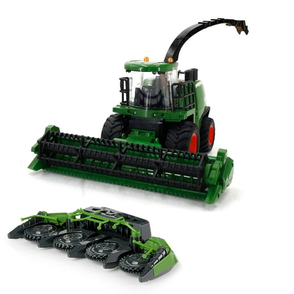Remote car,6 Channel Farmer Harvester Combine Harvester 24 Scale Channel Farm Toy 1/24 Huiop Harvester Remote Harvester Toy Farmer Remote Car Scale 6 Car Spray Sound